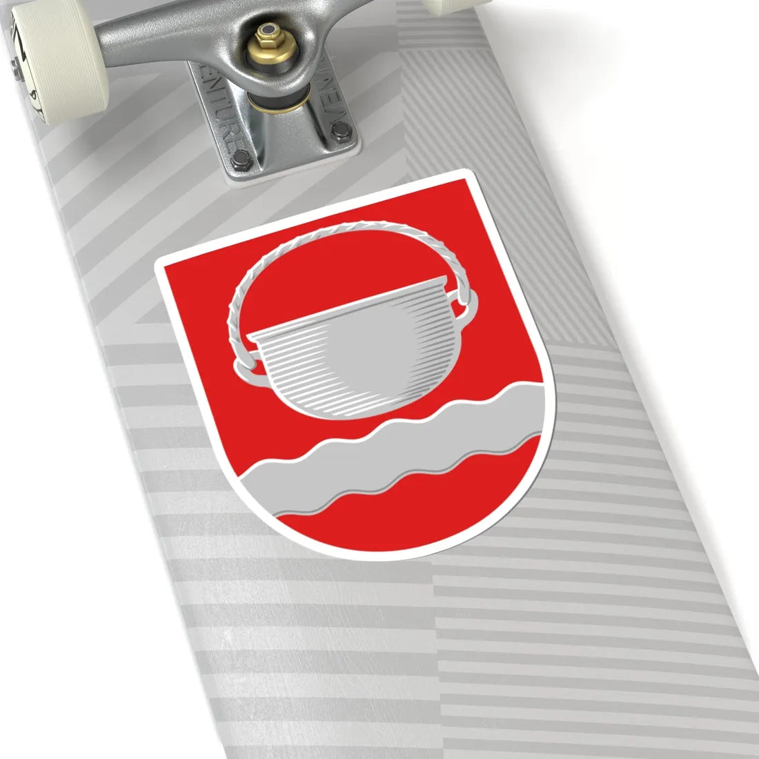 Padasjoki.vaakuna (Finland) (Coat of Arms) STICKER Vinyl Kiss-Cut Decal - The Sticker Space