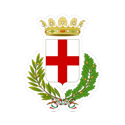 Padova-Stemma (Italy) (Coat of Arms) STICKER Vinyl Kiss-Cut Decal 3 Inch White - The Sticker Space