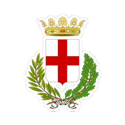 Padova-Stemma (Italy) (Coat of Arms) STICKER Vinyl Kiss-Cut Decal 4 Inch White - The Sticker Space