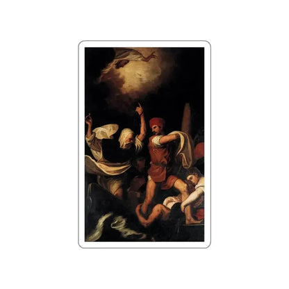 PADOVANINO - Miracle of St Dominic (Artwork) STICKER Vinyl Die-Cut Decal White Die-Cut 5 Inch - The Sticker Space