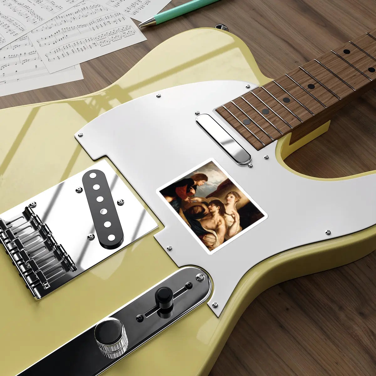 SKU:65314927912381128105 Sticker types:White Shape:Die-Cut Sizes:4" × 4"