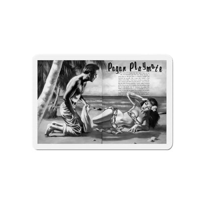 Pagan Playmate, Bewitched magazine No. 1, 1962 (Magazine Illustration) Refrigerator Magnet - The Sticker Space