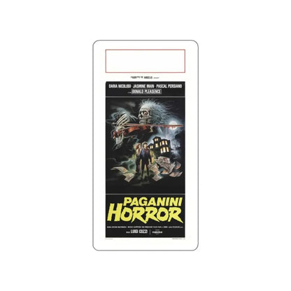 PAGANINI HORROR 1988 Movie Poster STICKER Vinyl Die-Cut Decal 6 Inch - The Sticker Space