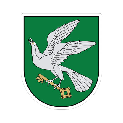 Pagėgiai COA (Lithuania) (Coat of Arms) STICKER Vinyl Kiss-Cut Decal 4 Inch White - The Sticker Space