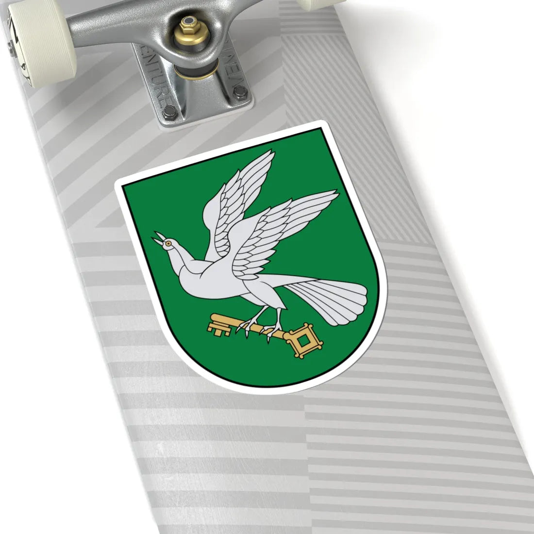 Pagėgiai COA (Lithuania) (Coat of Arms) STICKER Vinyl Kiss-Cut Decal - The Sticker Space