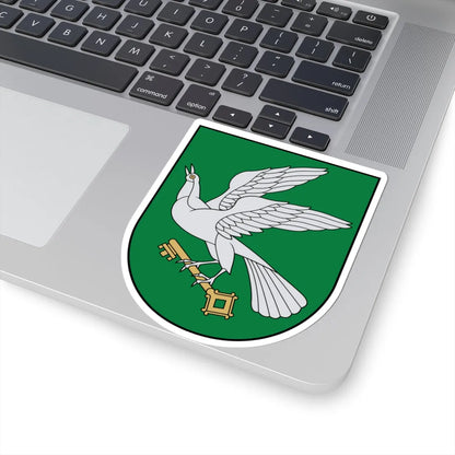 Pagėgiai COA (Lithuania) (Coat of Arms) STICKER Vinyl Kiss-Cut Decal - The Sticker Space