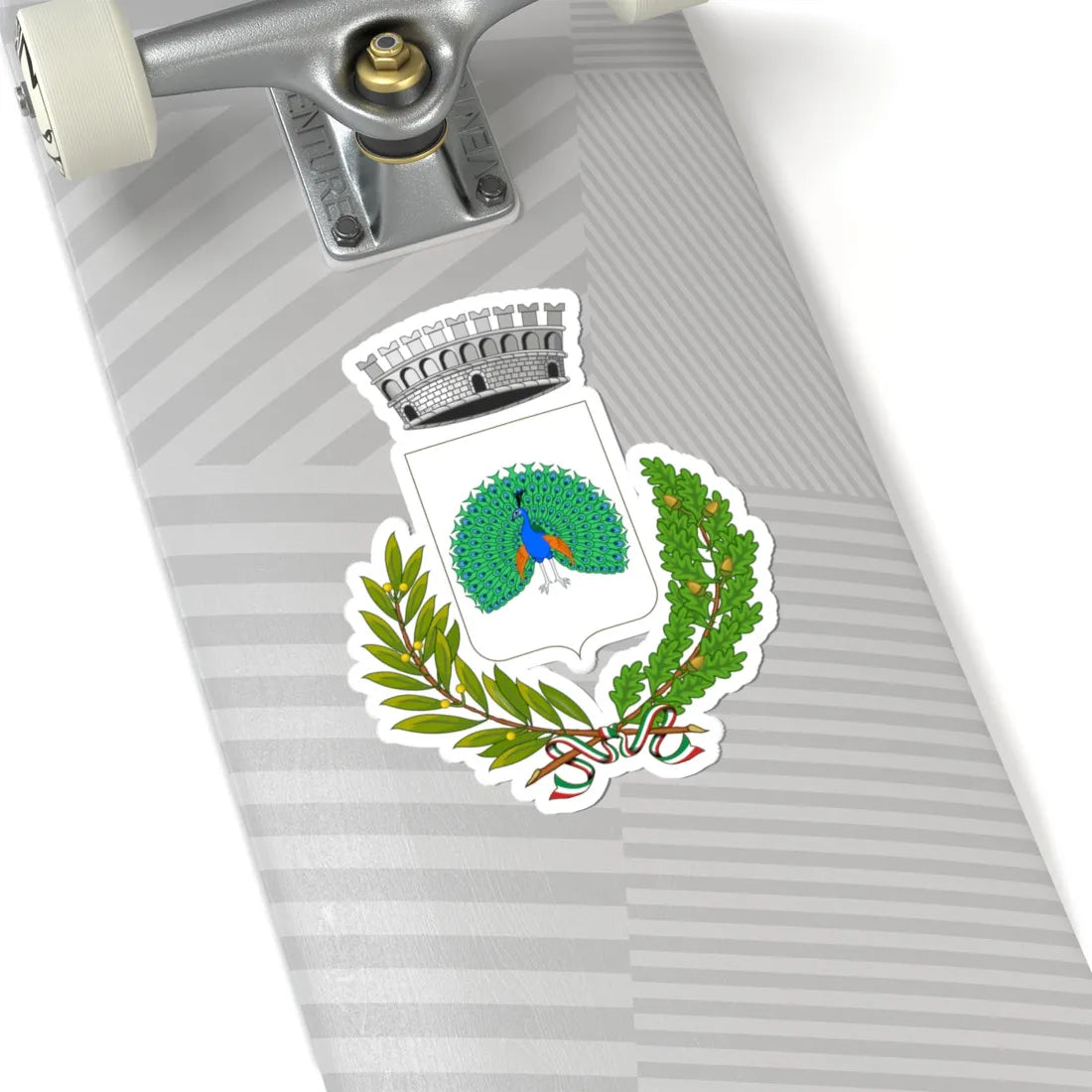 Pago Veiano-Stemma (Italy) (Coat of Arms) STICKER Vinyl Kiss-Cut Decal - The Sticker Space