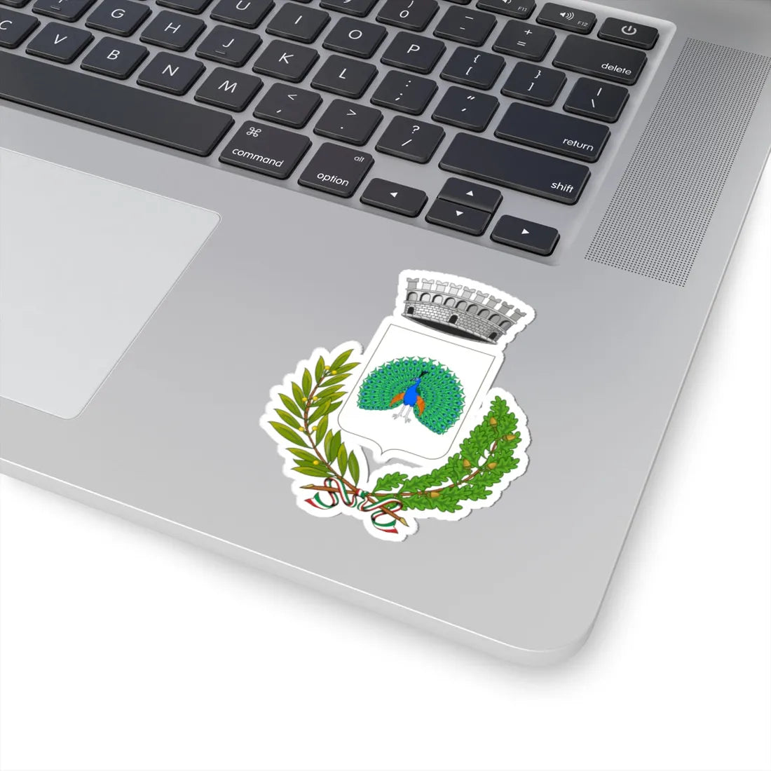 Pago Veiano-Stemma (Italy) (Coat of Arms) STICKER Vinyl Kiss-Cut Decal - The Sticker Space