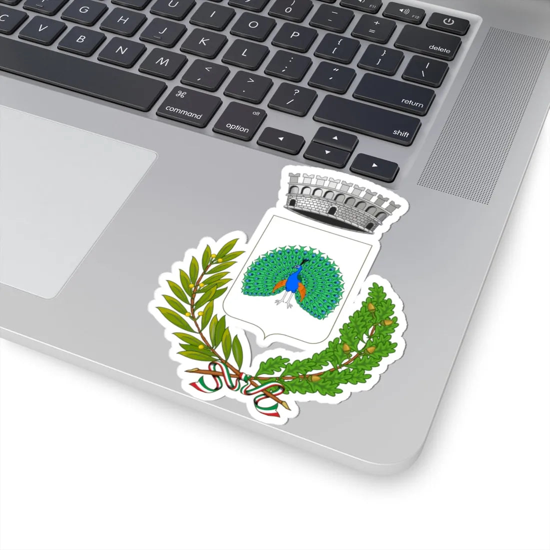 Pago Veiano-Stemma (Italy) (Coat of Arms) STICKER Vinyl Kiss-Cut Decal - The Sticker Space