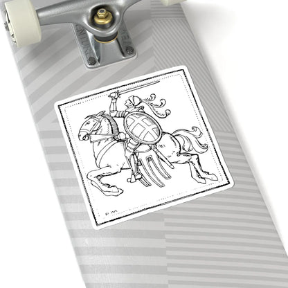 Pahonia. Пагоня 1918 2 (Belarus) (Coat of Arms) STICKER Vinyl Kiss-Cut Decal - The Sticker Space