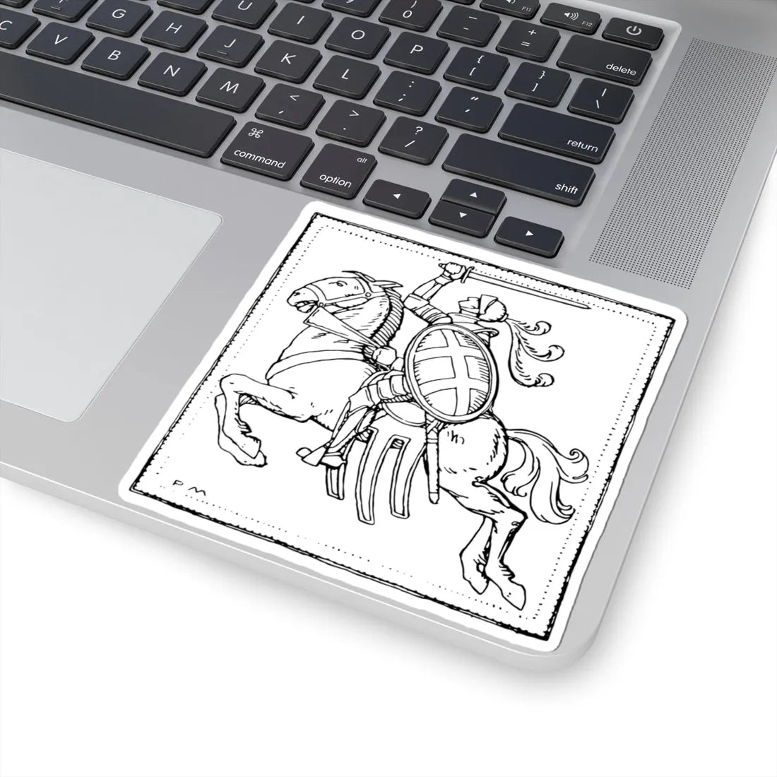 Pahonia. Пагоня 1918 2 (Belarus) (Coat of Arms) STICKER Vinyl Kiss-Cut Decal - The Sticker Space