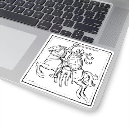 Pahonia. Пагоня 1918 2 (Belarus) (Coat of Arms) STICKER Vinyl Kiss-Cut Decal - The Sticker Space