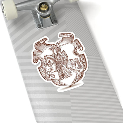 Pahonia. Пагоня A. Guagnini 1578 (Belarus) (Coat of Arms) STICKER Vinyl Kiss-Cut Decal - The Sticker Space