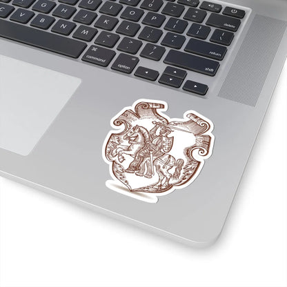 Pahonia. Пагоня A. Guagnini 1578 (Belarus) (Coat of Arms) STICKER Vinyl Kiss-Cut Decal - The Sticker Space