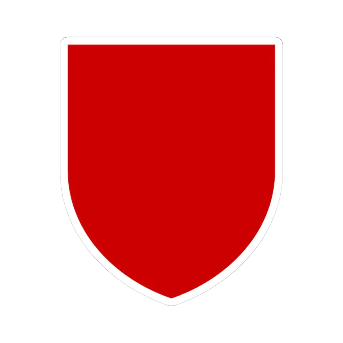 Pahonia-contour bg-shield-arms (Belarus) (Coat of Arms) STICKER Vinyl Kiss-Cut Decal 3 Inch White - The Sticker Space