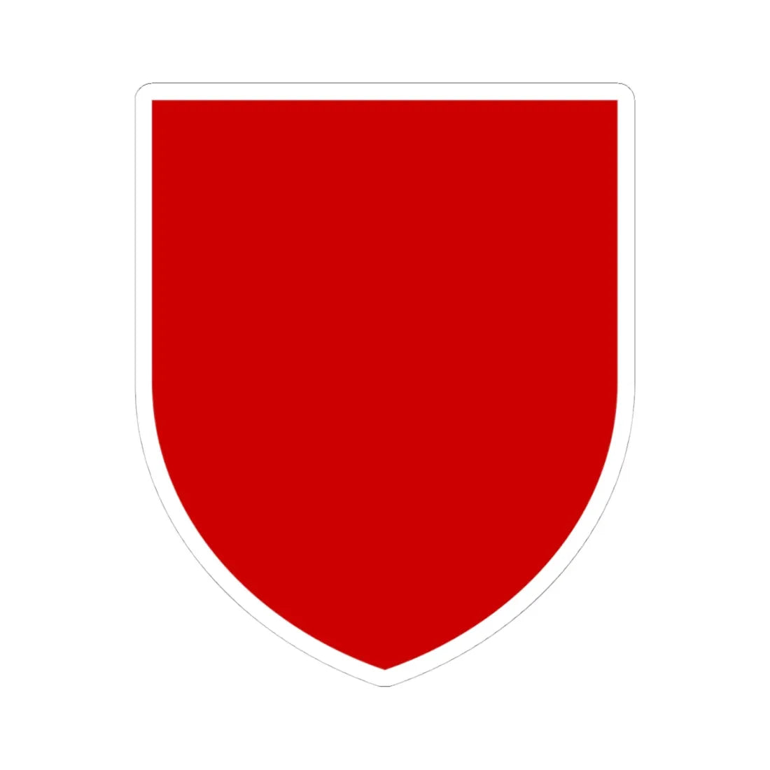 Pahonia-contour bg-shield-arms (Belarus) (Coat of Arms) STICKER Vinyl Kiss-Cut Decal 4 Inch White - The Sticker Space