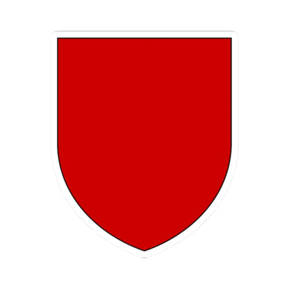 Pahonia-contour bg-shield-arms black edge (Belarus) (Coat of Arms) STICKER Vinyl Kiss-Cut Decal 2 Inch White - The Sticker Space