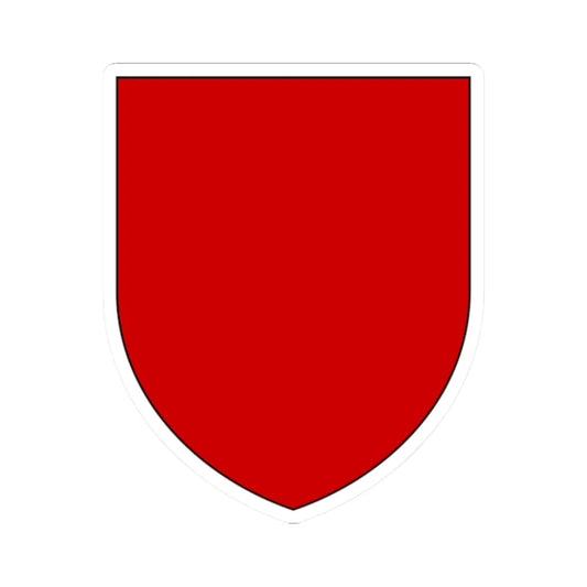 Pahonia-contour bg-shield-arms black edge (Belarus) (Coat of Arms) STICKER Vinyl Kiss-Cut Decal 2 Inch White - The Sticker Space