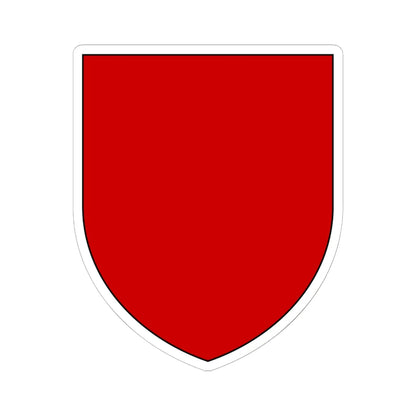 Pahonia-contour bg-shield-arms black edge (Belarus) (Coat of Arms) STICKER Vinyl Kiss-Cut Decal 6 Inch White - The Sticker Space