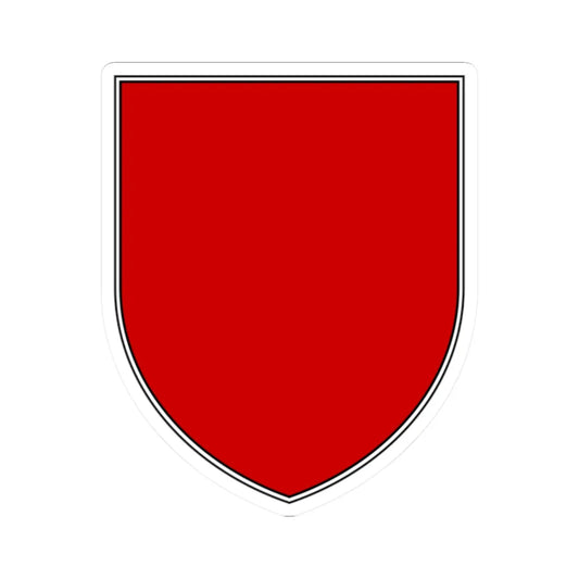 Pahonia-contour bg-shield-arms double black edge (Belarus) (Coat of Arms) STICKER Vinyl Kiss-Cut Decal 2 Inch White - The Sticker Space