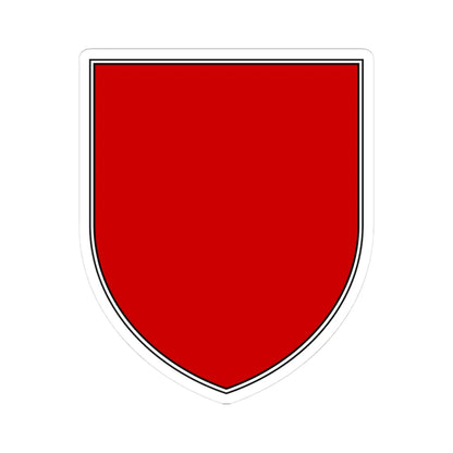 Pahonia-contour bg-shield-arms double black edge (Belarus) (Coat of Arms) STICKER Vinyl Kiss-Cut Decal 3 Inch White - The Sticker Space