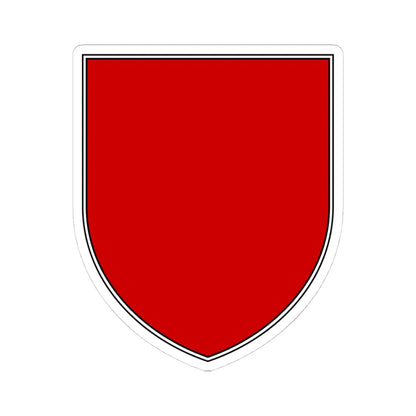 Pahonia-contour bg-shield-arms double black edge (Belarus) (Coat of Arms) STICKER Vinyl Kiss-Cut Decal 4 Inch White - The Sticker Space