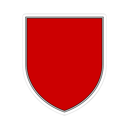 Pahonia-contour bg-shield-arms double black edge (Belarus) (Coat of Arms) STICKER Vinyl Kiss-Cut Decal 6 Inch White - The Sticker Space