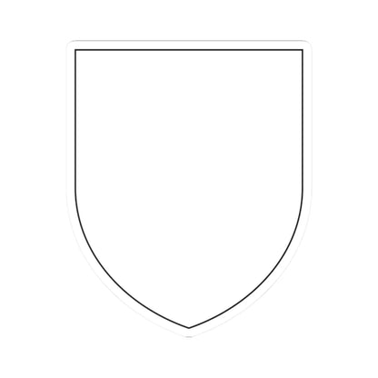 Pahonia-contour bg-shield-arms white filled (Belarus) (Coat of Arms) STICKER Vinyl Kiss-Cut Decal 2 Inch White - The Sticker Space