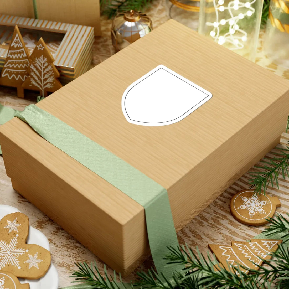 Pahonia-contour bg-shield-arms white filled (Belarus) (Coat of Arms) STICKER Vinyl Kiss-Cut Decal - The Sticker Space