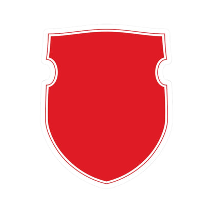 Pahonia-contour bg-shield (Belarus) (Coat of Arms) STICKER Vinyl Kiss-Cut Decal 2 Inch White - The Sticker Space