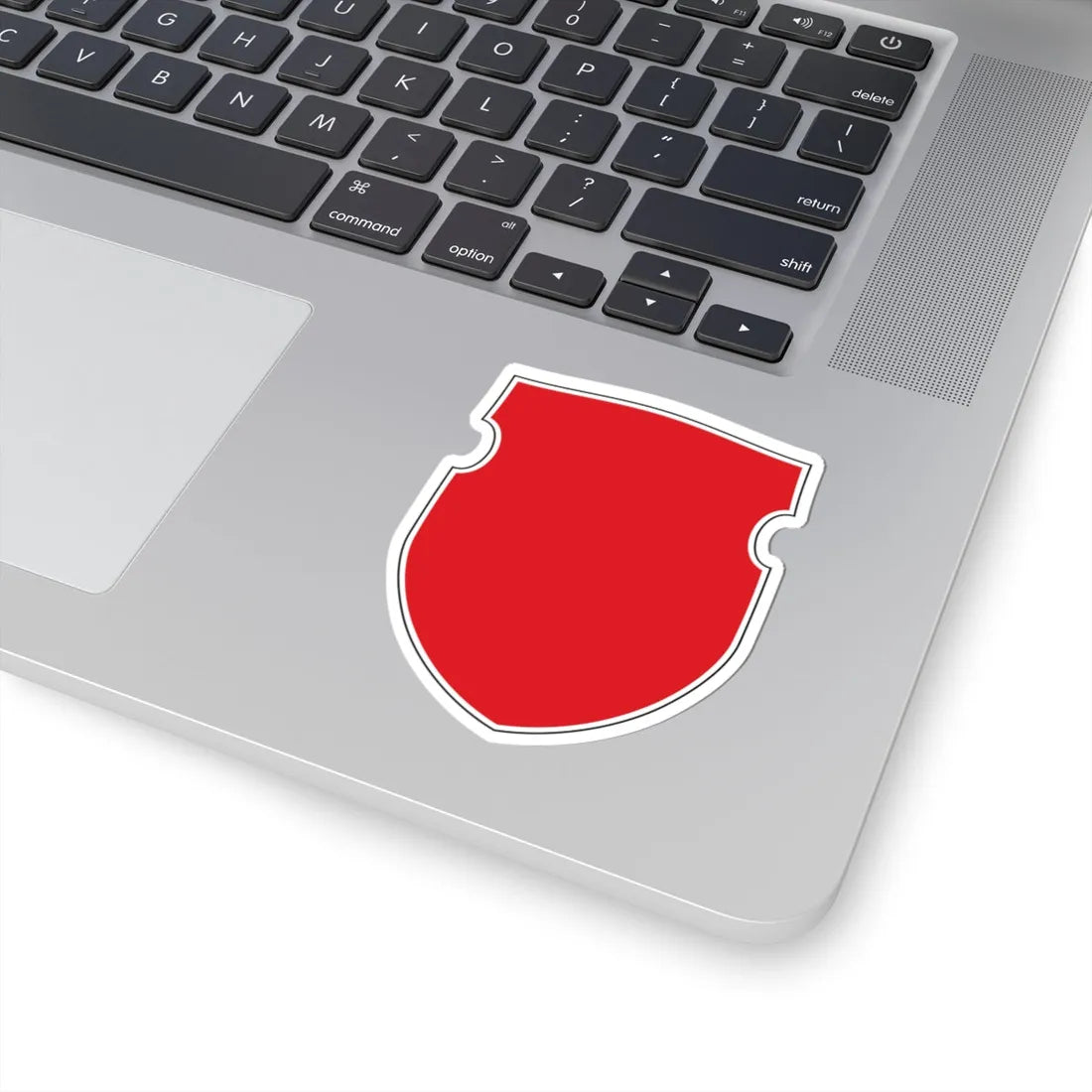 Pahonia-contour bg-shield black edge (Belarus) (Coat of Arms) STICKER Vinyl Kiss-Cut Decal - The Sticker Space