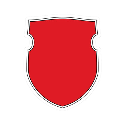 Pahonia-contour bg-shield double black edge (Belarus) (Coat of Arms) STICKER Vinyl Kiss-Cut Decal 2 Inch White - The Sticker Space