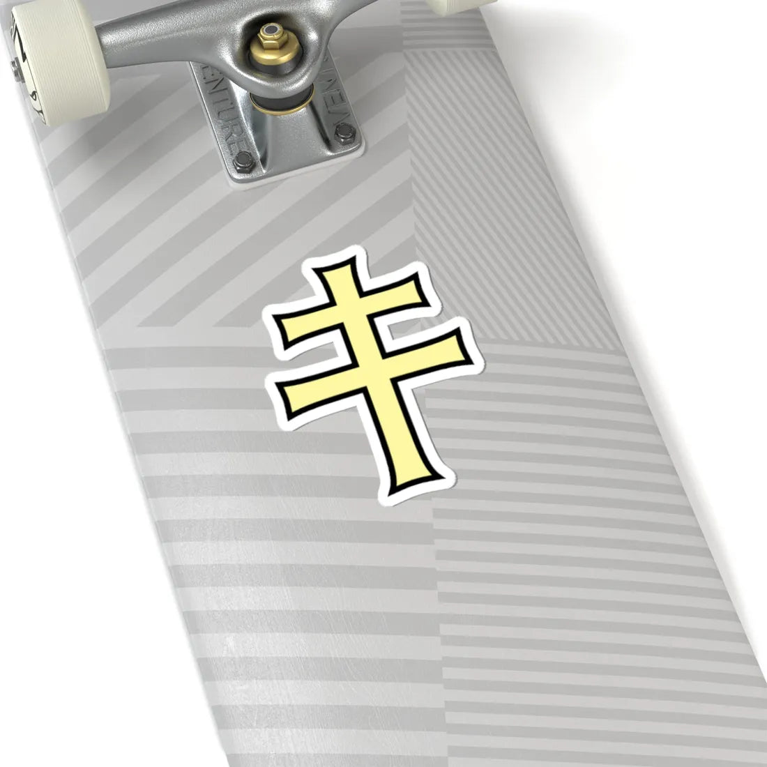 Pahonia-contour black-gold cross (Belarus) (Coat of Arms) STICKER Vinyl Kiss-Cut Decal - The Sticker Space