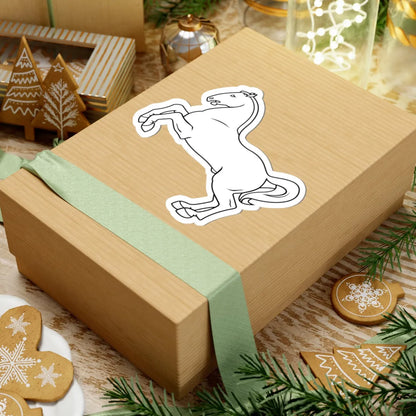 Pahonia-contour horse only (Belarus) (Coat of Arms) STICKER Vinyl Kiss-Cut Decal - The Sticker Space