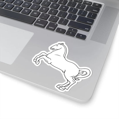 Pahonia-contour horse only (Belarus) (Coat of Arms) STICKER Vinyl Kiss-Cut Decal - The Sticker Space