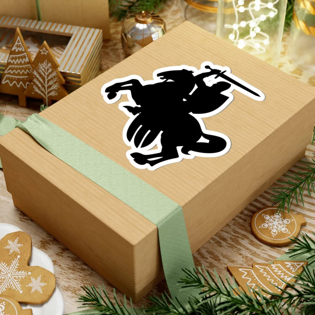 Pahonia-contour pahonia silhouette (Belarus) (Coat of Arms) STICKER Vinyl Kiss-Cut Decal - The Sticker Space