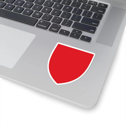 Pahonia-contour red shield (Belarus) (Coat of Arms) STICKER Vinyl Kiss-Cut Decal - The Sticker Space
