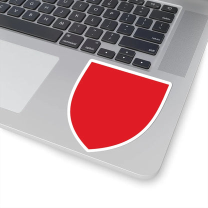Pahonia-contour red shield (Belarus) (Coat of Arms) STICKER Vinyl Kiss-Cut Decal - The Sticker Space