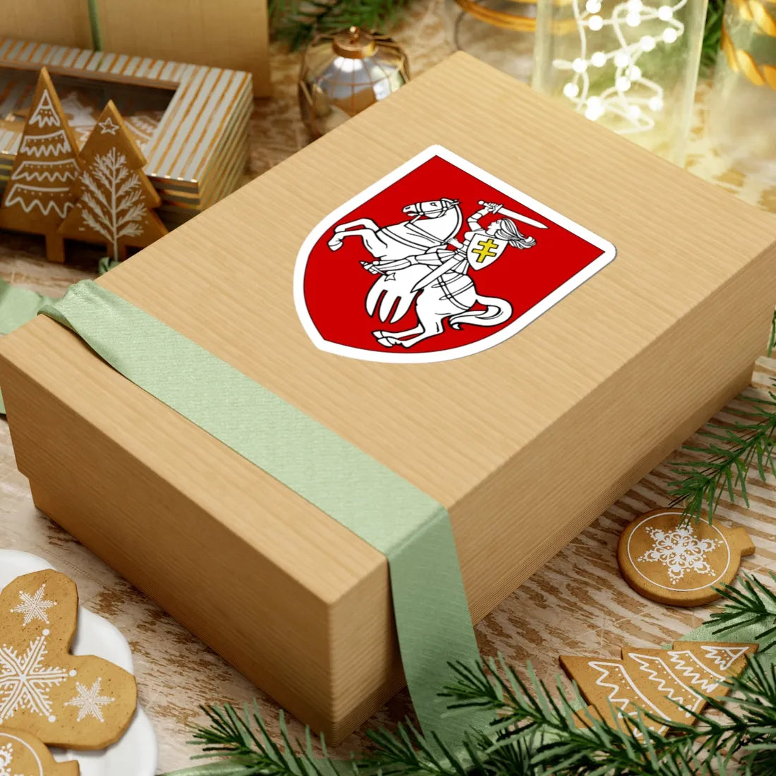 Pahonia womens version (Belarus) (Coat of Arms) STICKER Vinyl Kiss-Cut Decal - The Sticker Space