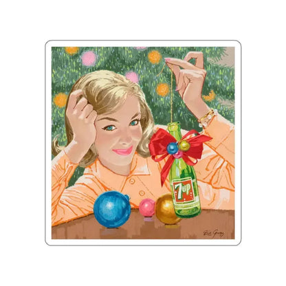 Pair of advertisements 2 (Magazine Illustration) STICKER Vinyl Die-Cut Decal White Die-Cut 3 Inch - The Sticker Space