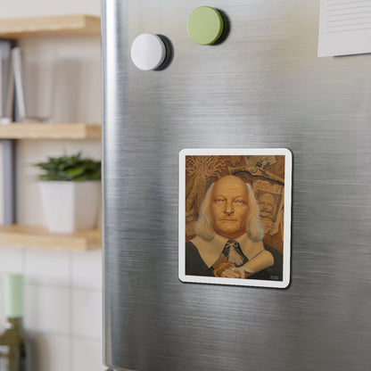 Pair of Portraits (1) (Magazine Illustration) Refrigerator Magnet-The Sticker Space