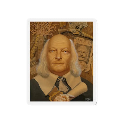 Pair of Portraits (1) (Magazine Illustration) Refrigerator Magnet - The Sticker Space