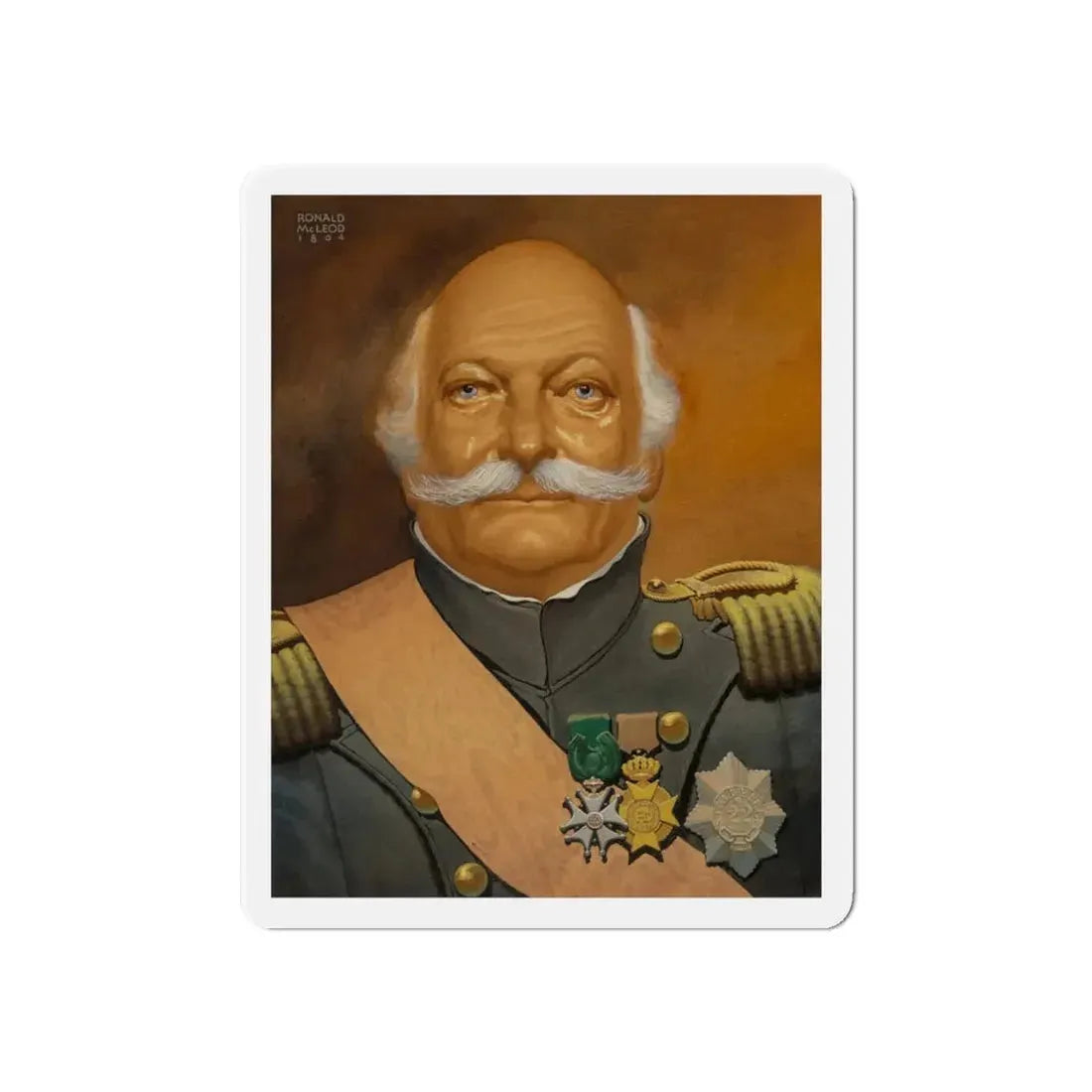 Pair of Portraits (2) (Magazine Illustration) Refrigerator Magnet - The Sticker Space