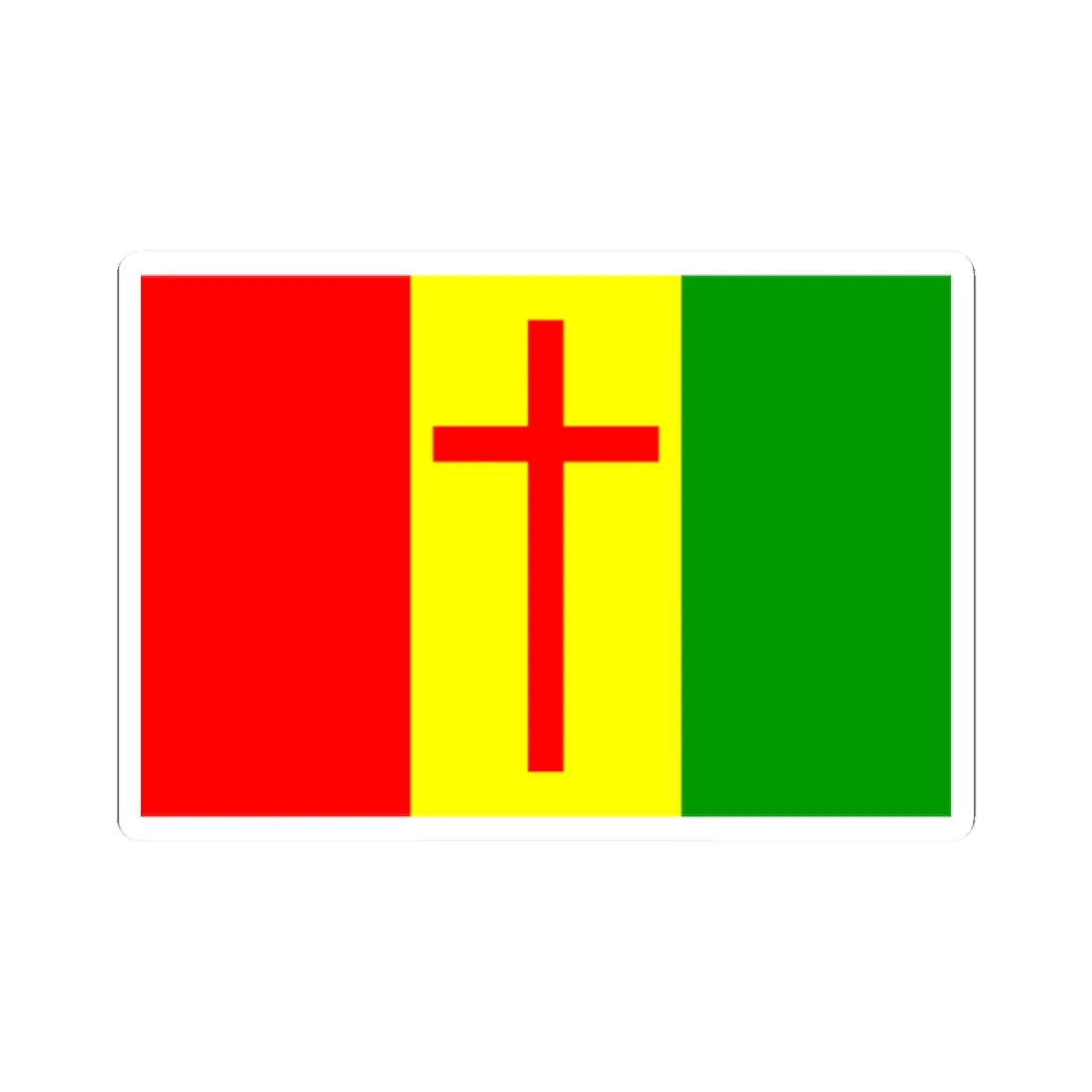 Pakistan Christian Congress Flag (Pakistan) STICKER Vinyl Kiss-Cut Decal 2 Inch White - The Sticker Space