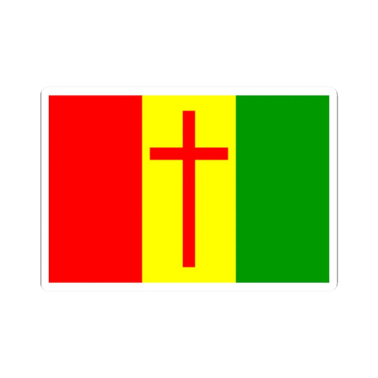 Pakistan Christian Congress Flag (Pakistan) STICKER Vinyl Kiss-Cut Decal 2 Inch White - The Sticker Space