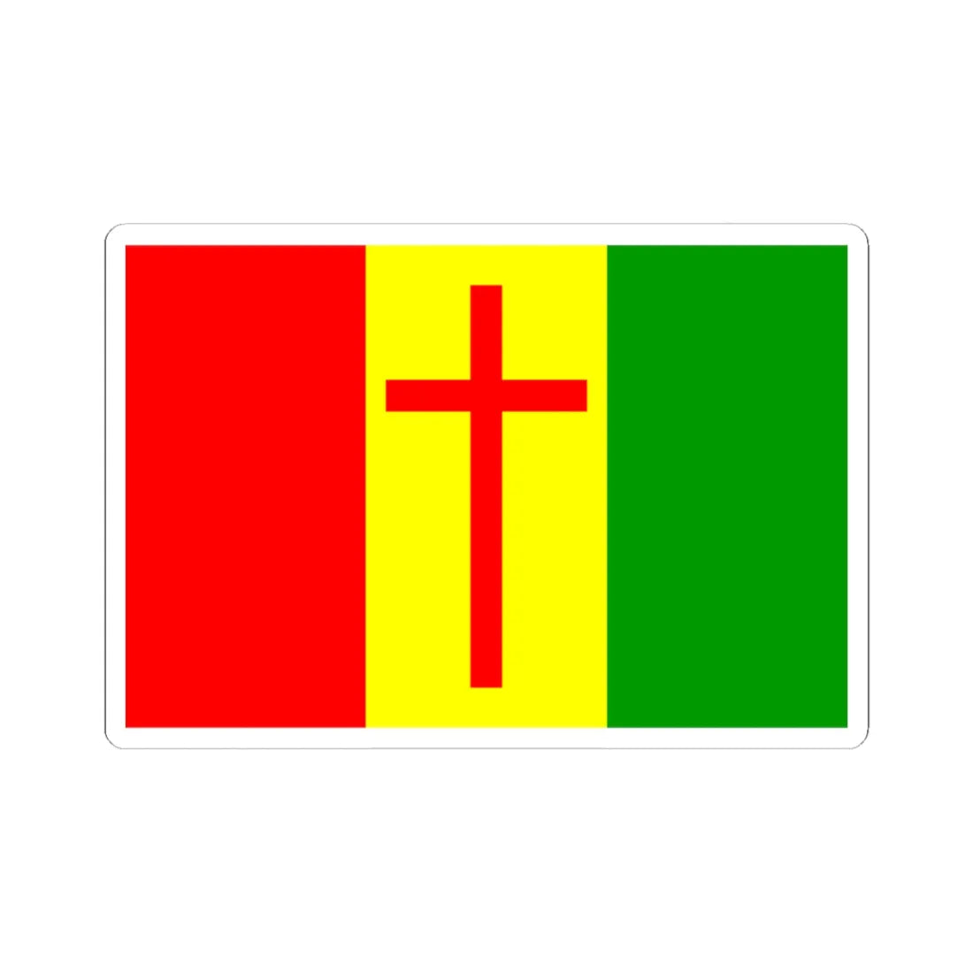 Pakistan Christian Congress Flag (Pakistan) STICKER Vinyl Kiss-Cut Decal 3 Inch White - The Sticker Space
