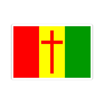 Pakistan Christian Congress Flag (Pakistan) STICKER Vinyl Kiss-Cut Decal 3 Inch White - The Sticker Space