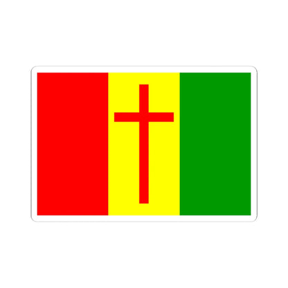 Pakistan Christian Congress Flag (Pakistan) STICKER Vinyl Kiss-Cut Decal 4 Inch White - The Sticker Space