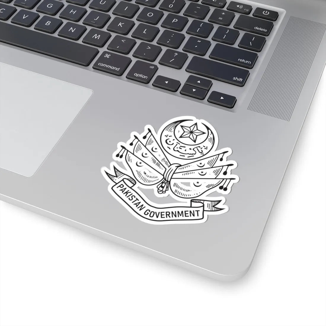 Pakistan Emblem 1947-1954 (Pakistan) (Coat of Arms) STICKER Vinyl Kiss-Cut Decal - The Sticker Space