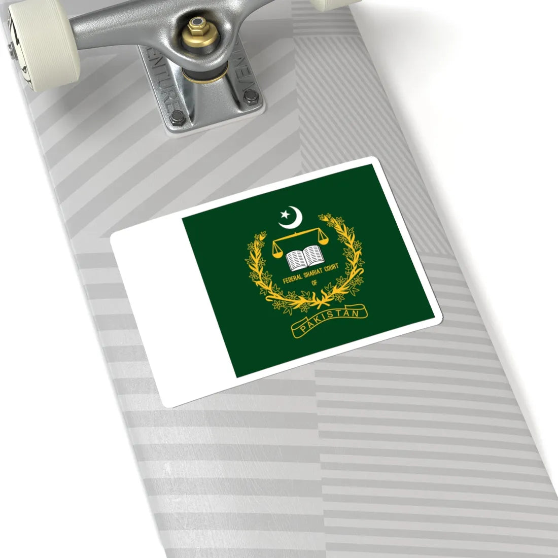 Pakistan Federal Shariat Court Flag (Pakistan) STICKER Vinyl Kiss-Cut Decal - The Sticker Space